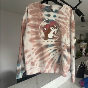 Tie-Dye Sweatshirt Buc-ees size medium